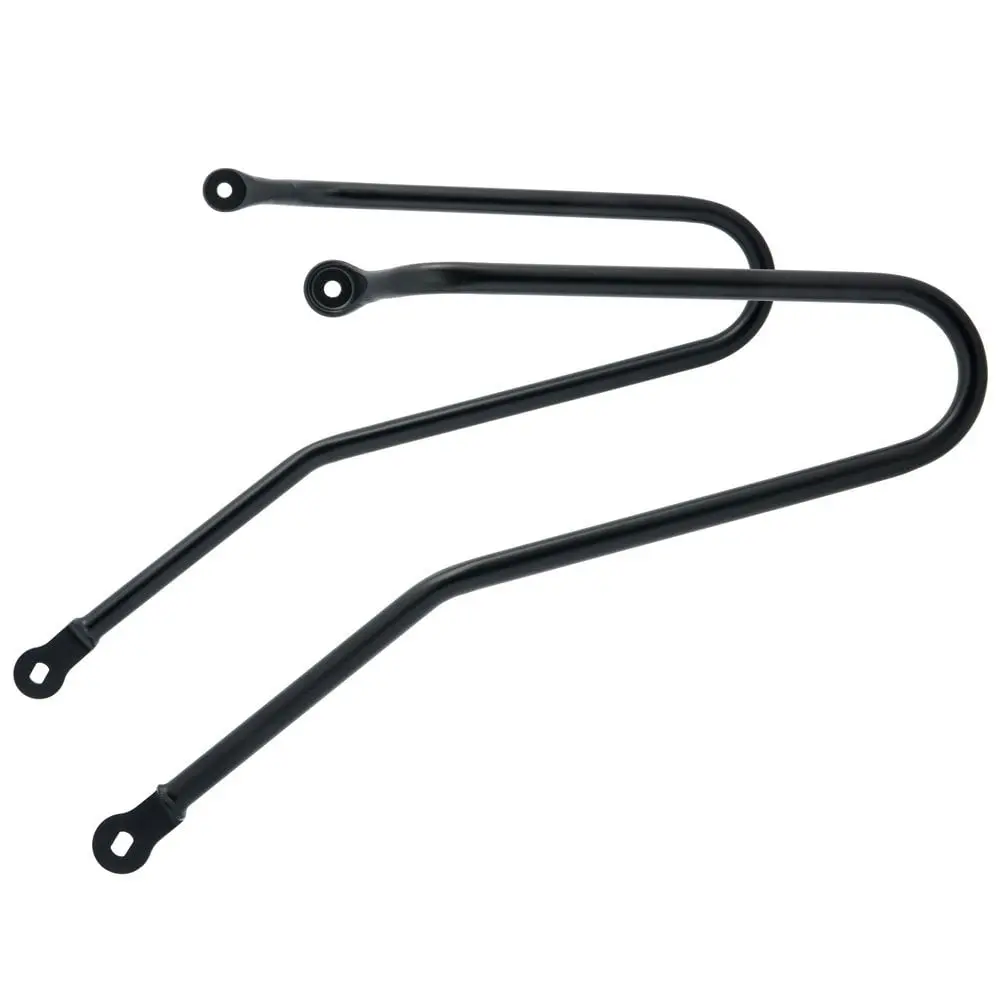 Motone Triumph Speed Twin Thruxton 1200 Pannier Luggage Rails - Pair - Black 1