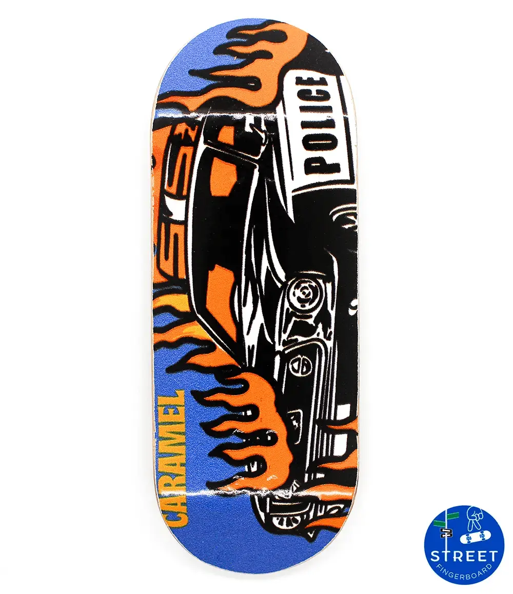 Street X Caramel Fire Car Fingerboard Deck 34Mm 1
