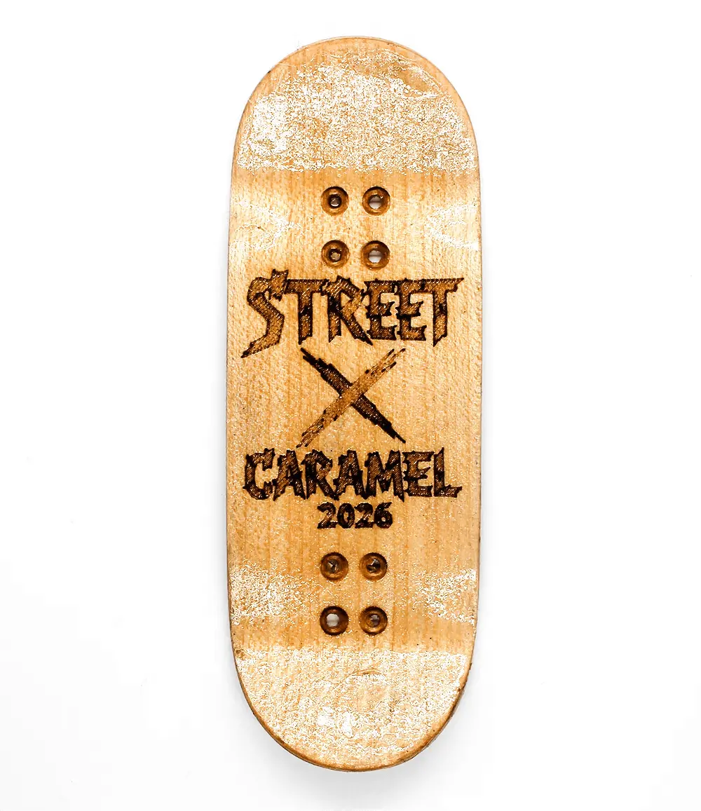 Street X Caramel Skull Fingerboard Deck 32Mm 2