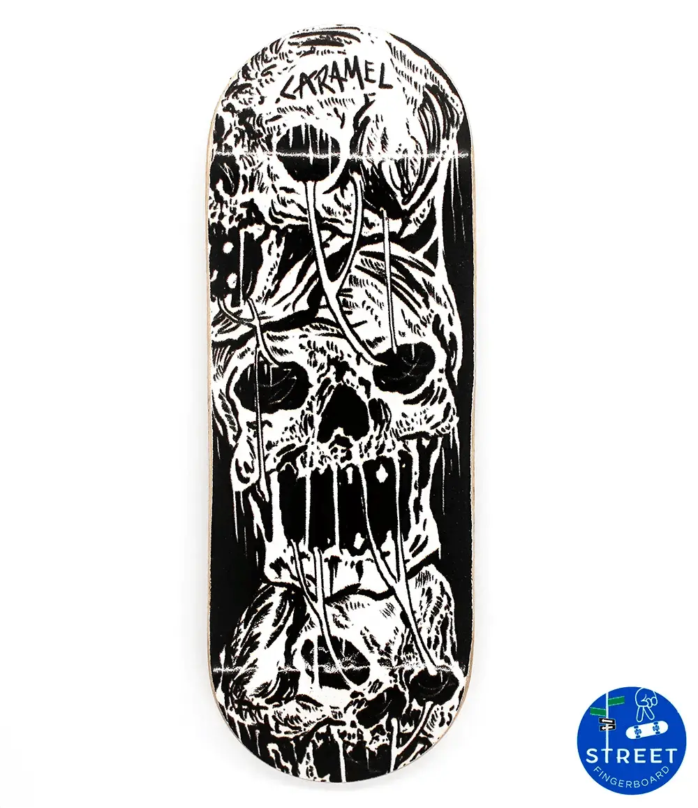 Street X Caramel Horror Fingerboard Deck 32.5Mm 1