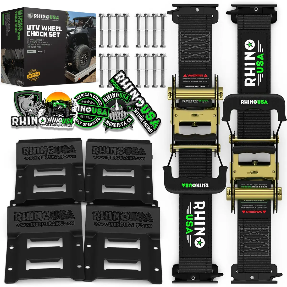Utv Wheel Chock Tie-Down Kit 3