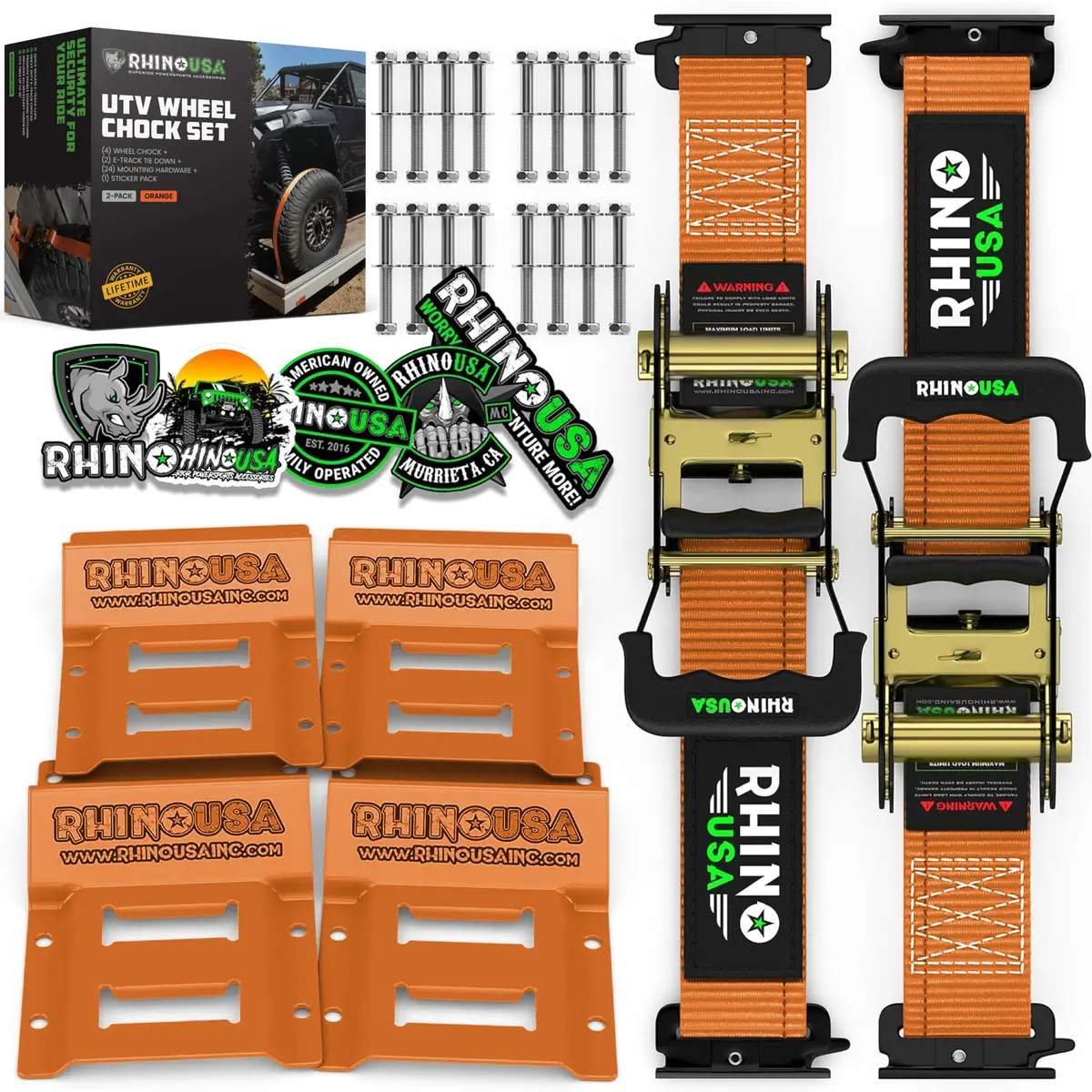 Utv Wheel Chock Tie-Down Kit 9