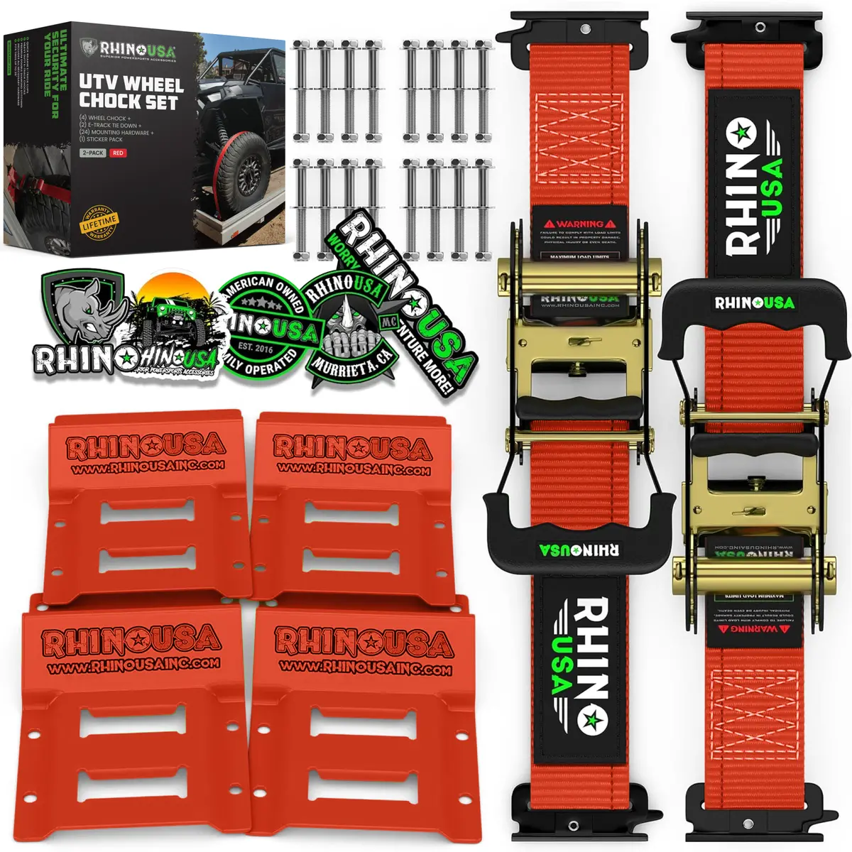 Utv Wheel Chock Tie-Down Kit 7