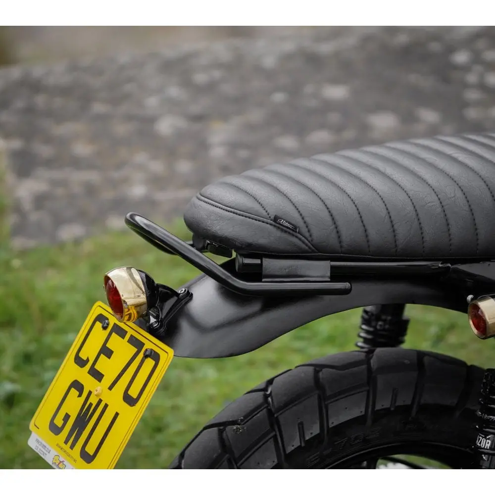 Motone Passenger Grab Rail - Triumph Street Twin Scrambler T100 T120 Black 1