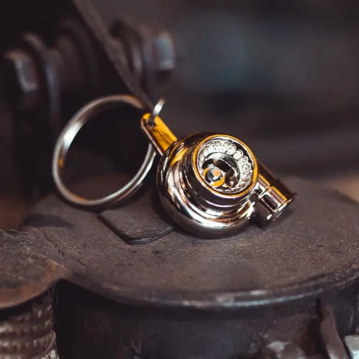 Turbo Metal Key Chain 1