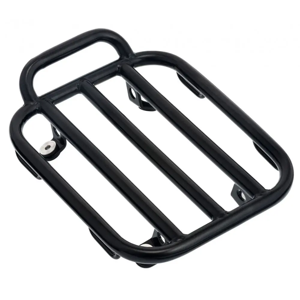Motone Voyager Rear Luggage Rack - For Triumph Bobber - Stainless Steel Black 1