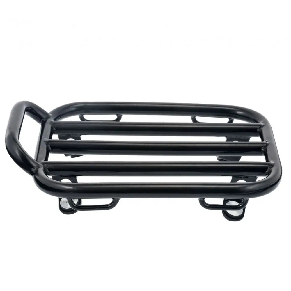Motone Voyager Rear Luggage Rack - For Triumph Bobber - Stainless Steel Black 2