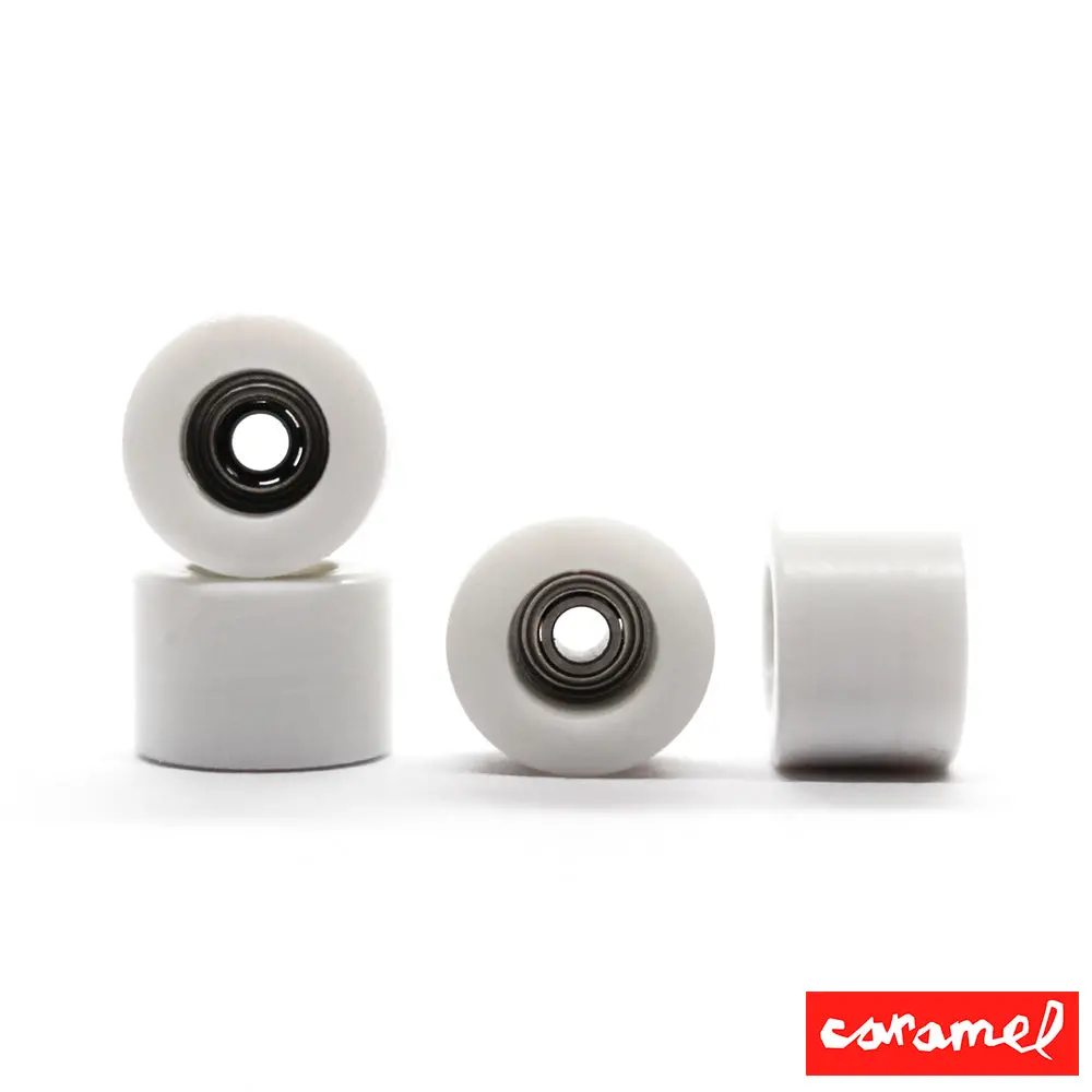 Caramel White Fingerboard Wheels 7Mm 70D 1