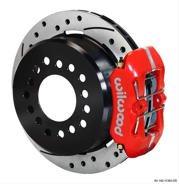 Wilwood Forged Dynapro Low-Profile Rear Parking Brake Kit – Dual Caliper Design, #140-11393-Dr 1