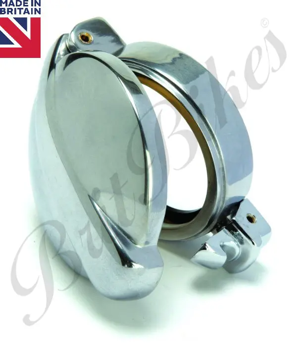 2" Alloy Monza Flip-Up Fuel Tank Cap - Made In England - 83-5201 Cafe Racer Bsa 2