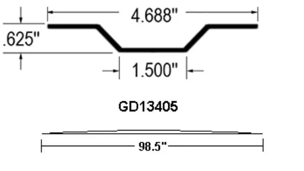 Gd13405 Roof Bow Great Dane 1
