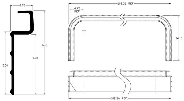 Fwp00178 Molded Front Upper Rail 1