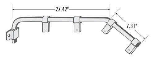 Mfb-A35 Mudflap Bracket Angle 1