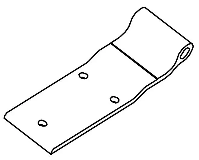 Crtn8514104-A201 Hinge 3-Hole Reefer 1