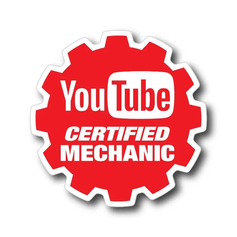 Youtube Certified Mechanic - Sticker 1
