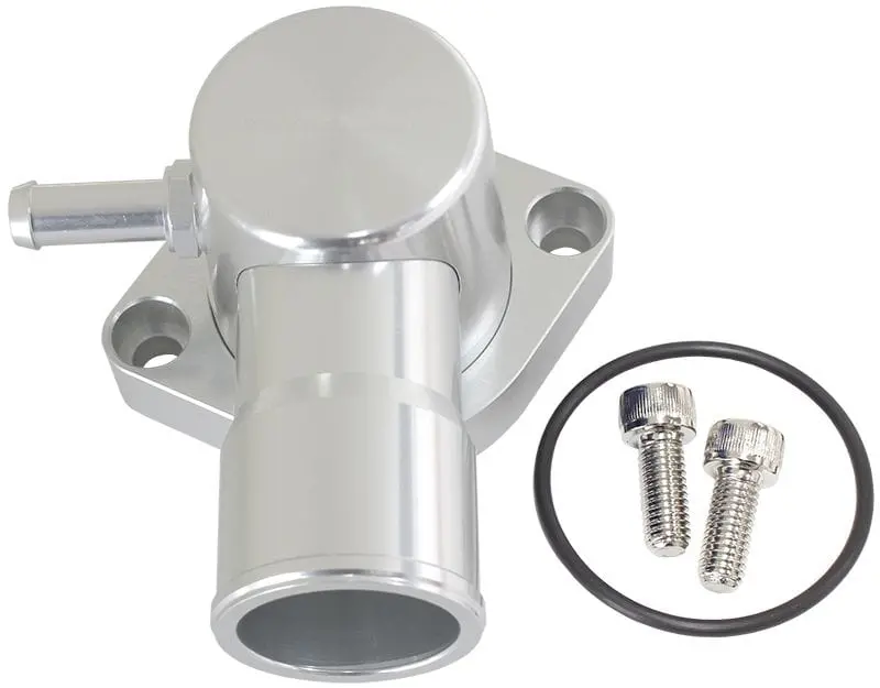 Silver Billet Aluminum Swivel-Type Thermostat Housing (Af64-4036S) 1