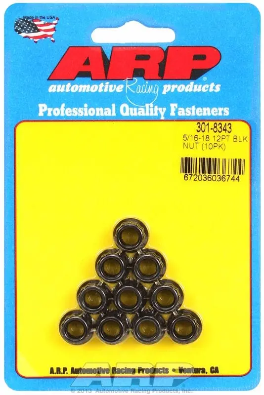12-Point Chrome Moly Nut With Black Oxide Finish – Ar301-8343 1