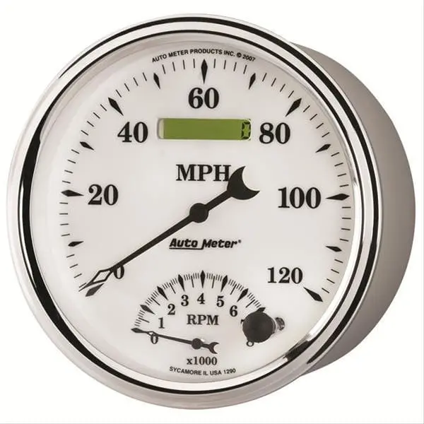Autometer Old Tyme White Ii Analog Gauge Kit – 1290 1