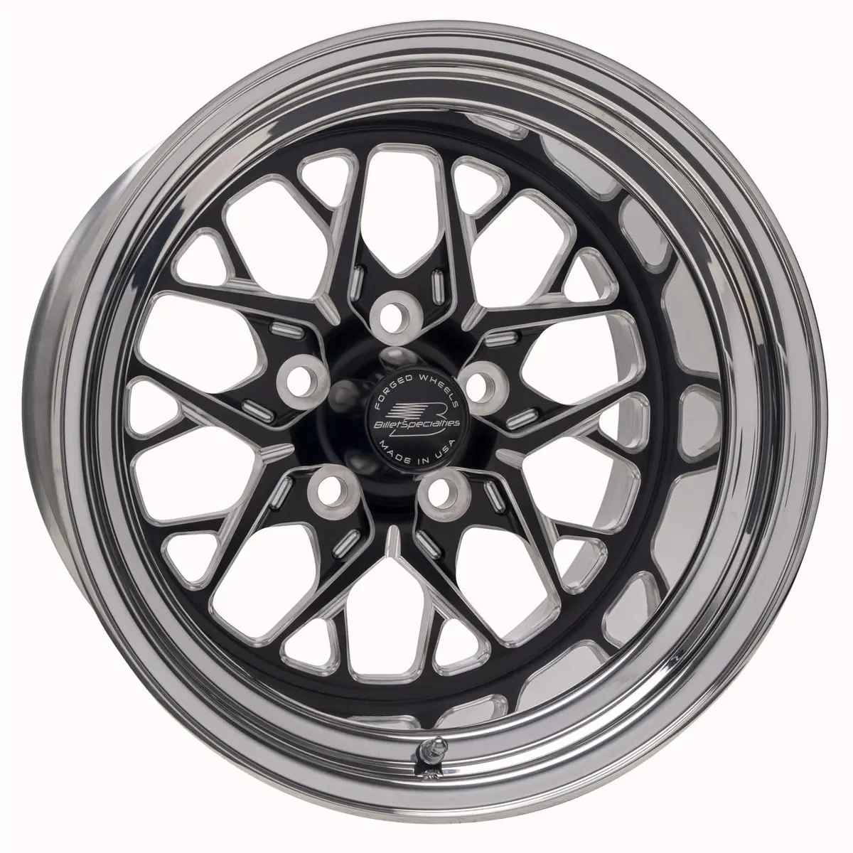 Billet Specialties Chrome-Plated 5-Spoke Wheel – 17X7.5", 5X4.75" Bolt Pattern 1