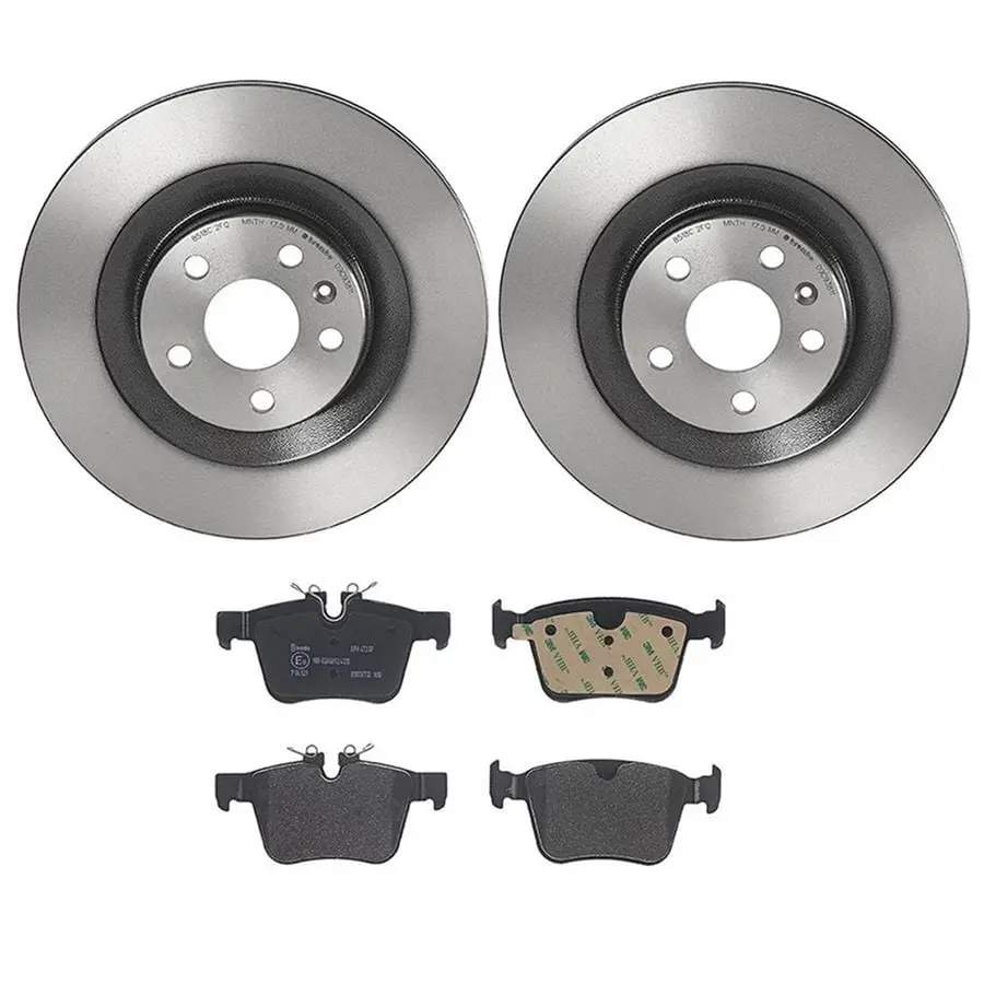 Brembo Premium Brake Kit: Drilled & Slotted Rotors With Ceramic Pads 1