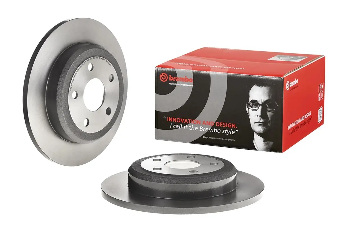 Brembo 08.N233.11 Uv-Coated Premium Brake Rotors 1