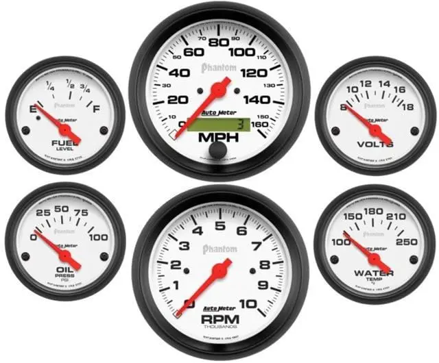 Classic Dash 130-94-50024 Instrument Cluster Kit With Analog Gauges 1