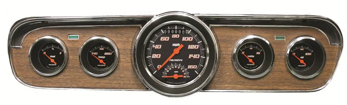 Classic Instruments Mu65Vsb35 Vintage-Style Gauge Set For 1965–66 Mustangs 1