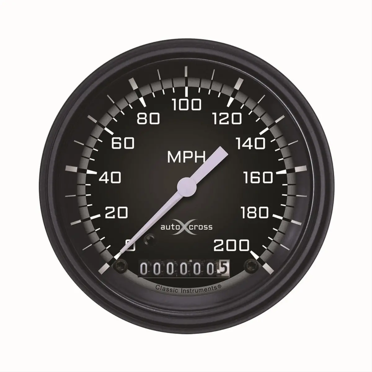 Classic Instruments Ax57Gblf Auto Cross Yellow Series Analog Speedometer 1