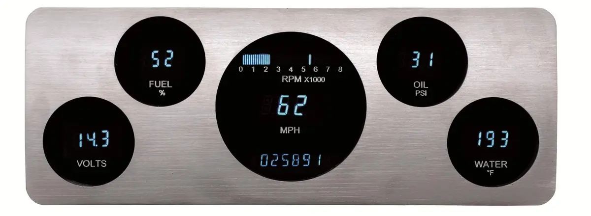 Dakota Digital Vfd3-40C-Pu-Z Direct-Fit Digital Gauge Kit With Bluetooth Connectivity 1