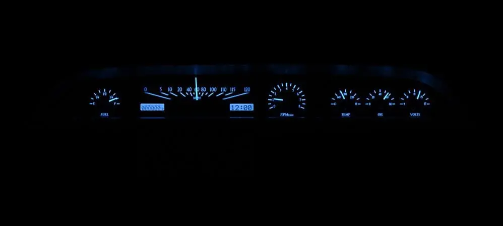Dakota Digital Vhx-62F-Gal-S-B Direct-Fit Analog Gauge System – Modern Classic Dash 2
