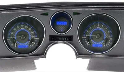 Dakota Digital Vhx-69C-Cvl-C-B Analog Gauge System – Direct-Fit Retrofit 1