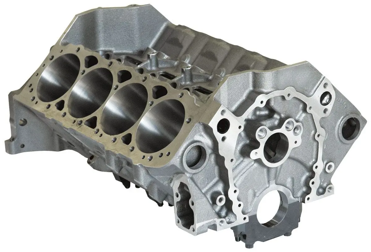 Dart Shp Cast Iron Small-Block Chevrolet Engine Block With 4-Bolt Main Caps And Ductile Iron Caps 1