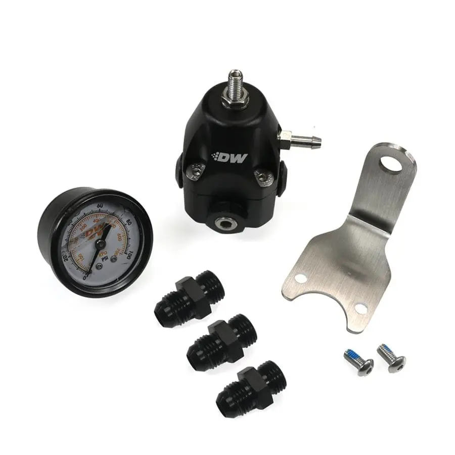 Deatschwerks 61002Frb66 Adjustable Fuel Pressure Regulator – Dual-Stage, Boost-Referenced Control 1