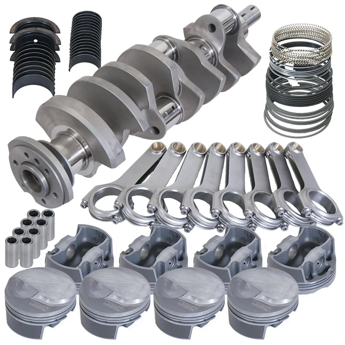 Eagle Specialty Products Rotating Assembly – Forged Crank, H-Beam Rods & Pistons (62304L040) 1