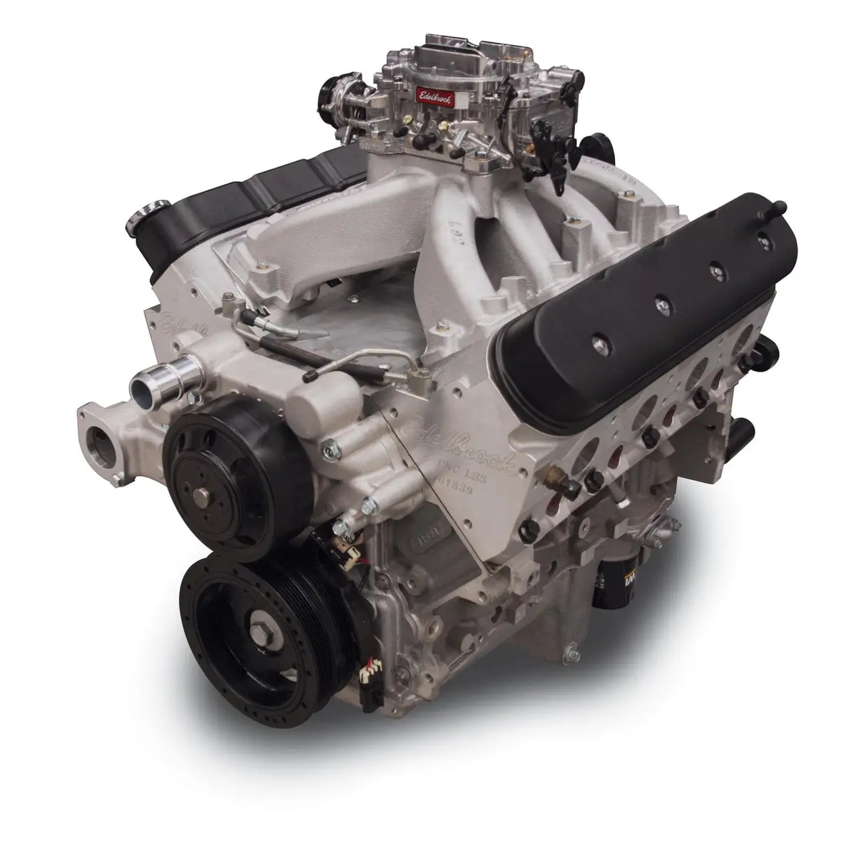 Edelbrock 416 Cid Carbureted Ls Long Block Engine – 46726 (602 Hp) 1