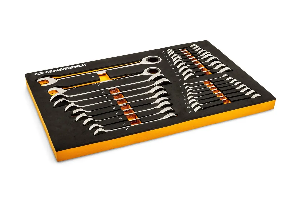 Gearwrench Ratcheting Combination Wrench Modular Set – 86527 2