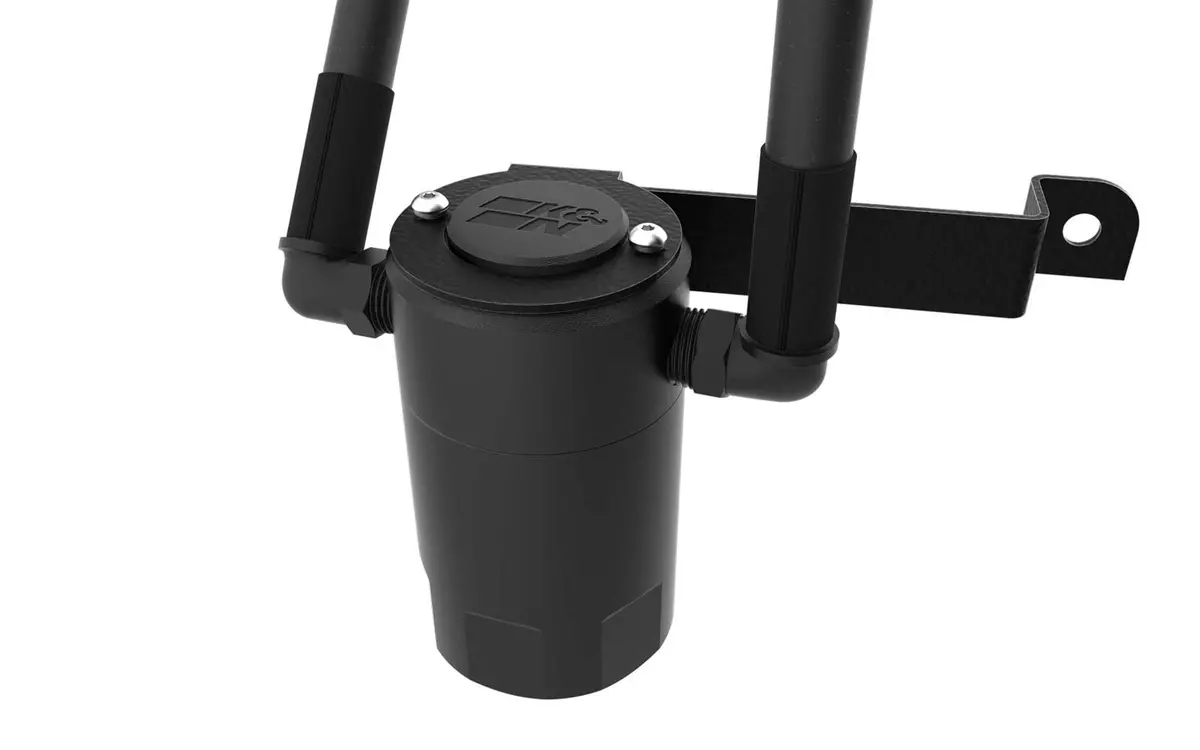 K&N 81-0806 Oil Catch Can With Baffled Separation System 1