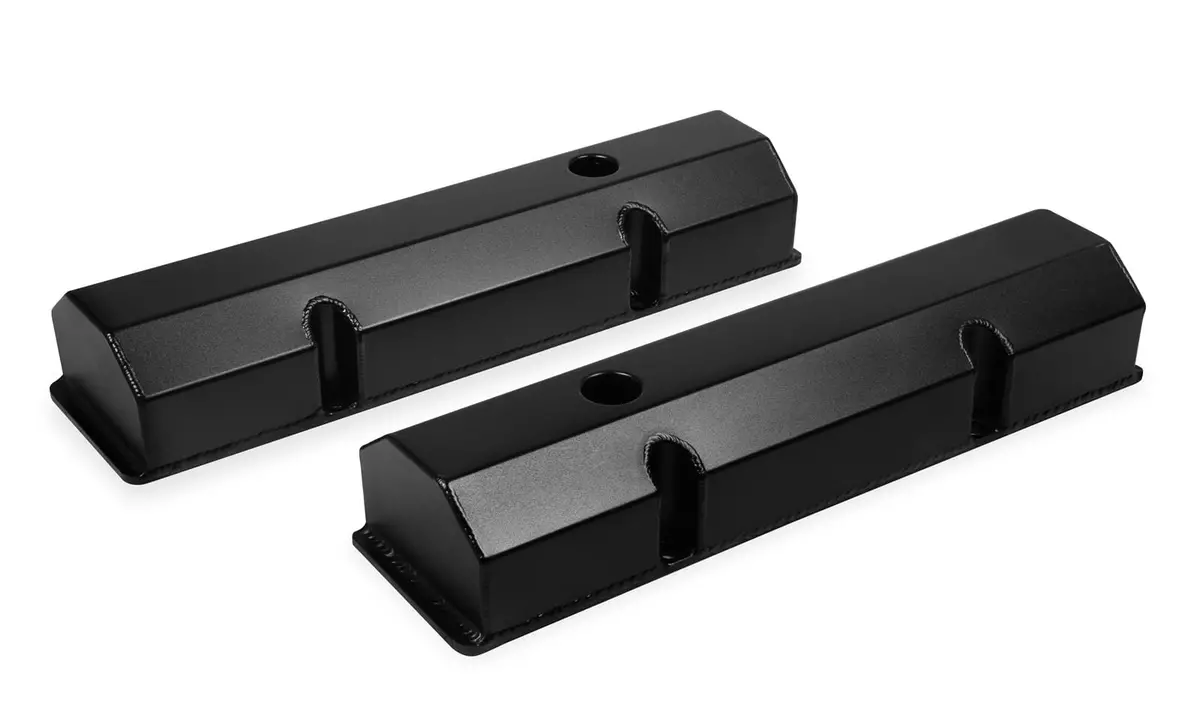 Mr. Gasket 6818Bg Lightweight Aluminum Valve Covers – Polished Finish, Baffled Design 1