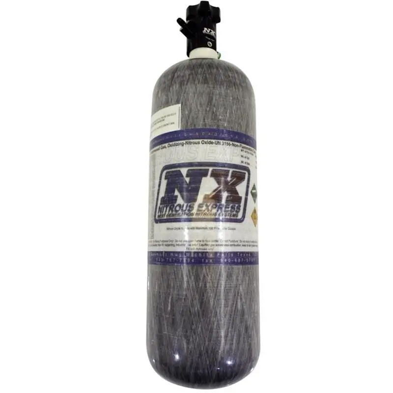 Nitrous Express 11152 Stainless Steel Nitrous Oxide Bottle – 10 Lb Capacity 2