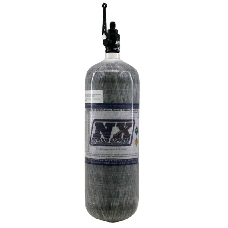 Nitrous Express 11152 Stainless Steel Nitrous Oxide Bottle – 10 Lb Capacity 1