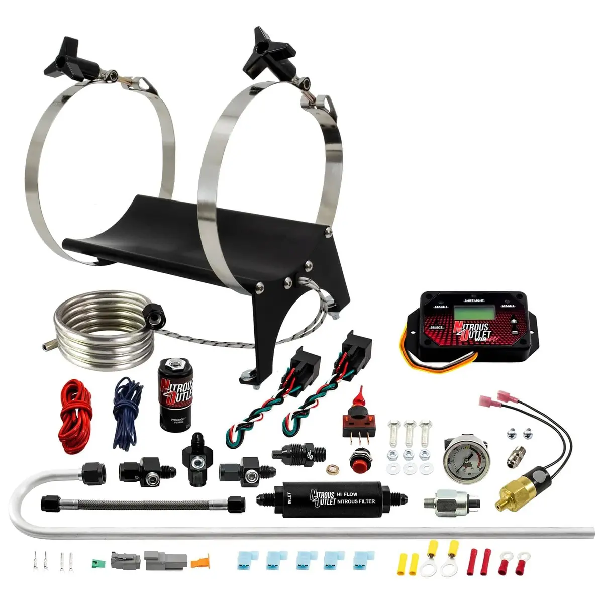 Nitrous Outlet Nitrous Oxide Accessory Kit – Universal L4 Engine Compatibility (00-69002-L4) 1
