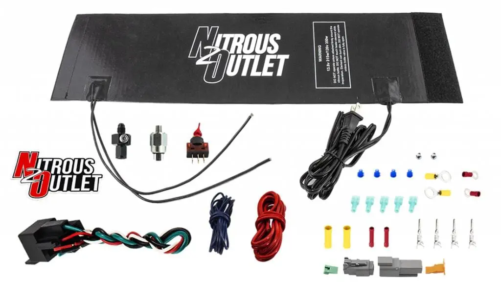 Nitrous Outlet 00-64004-4 Nitrous Bottle Heater – Carb-Compliant Thermal Wrap Kit 1