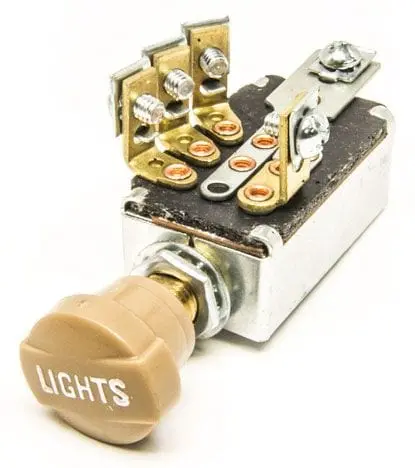 Universal Headlight Switch W/ Plastic Knob – Manual Toggle Control Pw80154 1