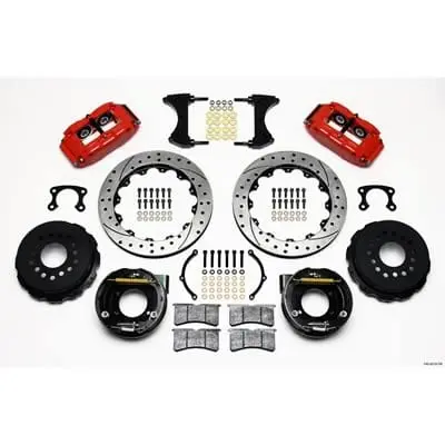 Wilwood Forged Narrow Superlite 4R Rear Big Brake Kit With Parking Brake – 140-9219-Dr 2